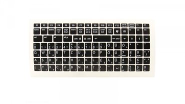 Billentyűzet matrica Magyar Fekete